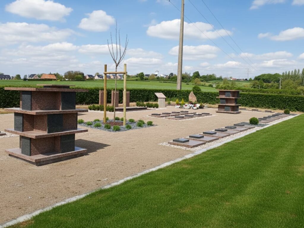 Colombarium Katrys avec cavurnes en granit français