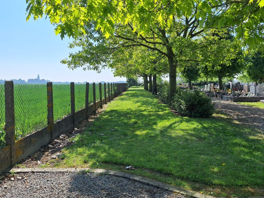 Espace cinéraire avec visuel avant réalisation d'un projet virtuel