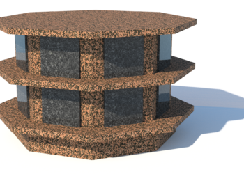 Columbarium 16 cases modèle Octys