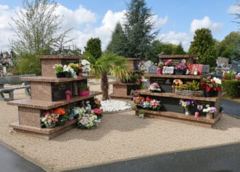 Columbarium Classiflor double face en granit français