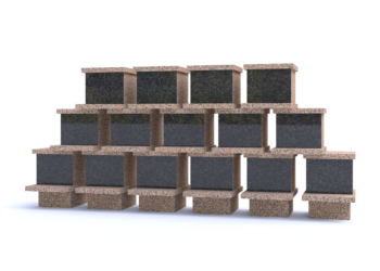 Columbarium modèle Eternité décalé