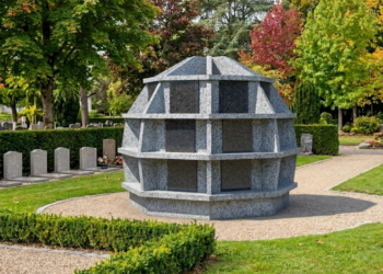 Columbarium DÔME en granit du Tarn 24 familles